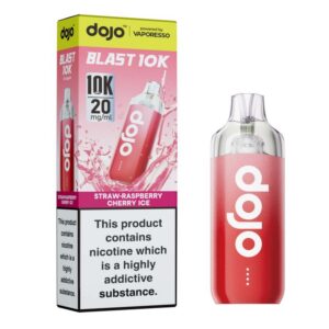 DOJO BLAST 10K Kit (Powered by Vaporesso) [Straw Raspberry Cherry Ice 20mg]