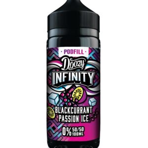 Doozy Vape - Infinity Pod Fill - 100ml [Blackcurrant Passion Ice 50/50]