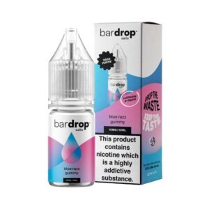 Bar Drop Salts - Nic Salt - Blue Razz Gummy [10MG]