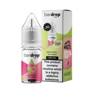 Bar Drop Salts - Nic Salt - Watermelon Sour Apple [10MG]