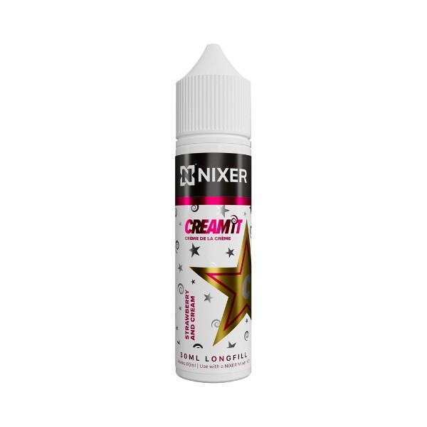 vsp66684 Nixer X Cream It - 30ml - Strawberry and Cream - Longfill