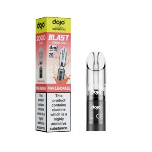 DOJO BLAST 2000 Go Transparent Pod & Refill (Powered by Vaporesso) [Pink Lemonade 20mg]